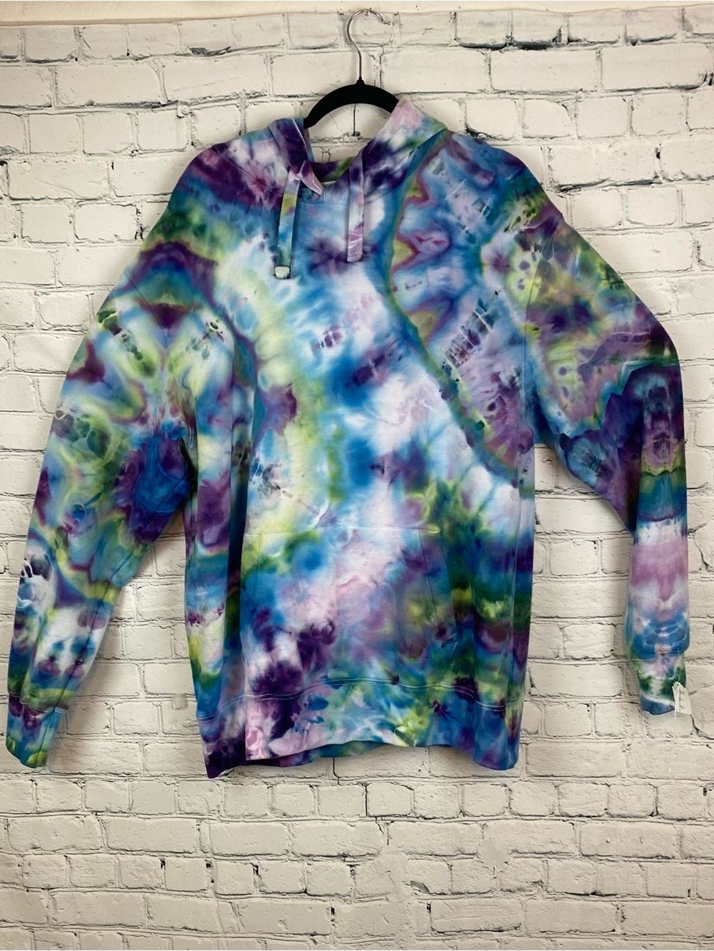 One of a kind Hand Dyed Pullover Hoodie